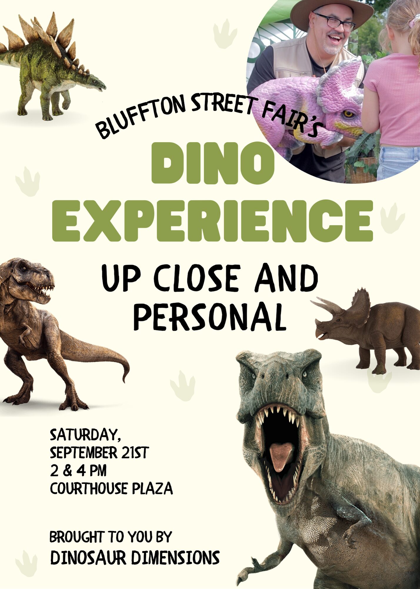 Dinosaur Dimensions Bluffton Street Fair